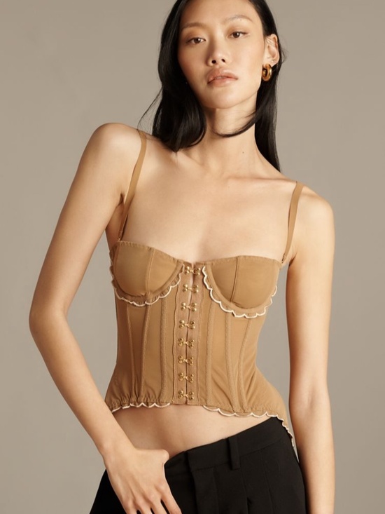 LyreBird Other - LyreBird Sheer Drop-Waist Corset
